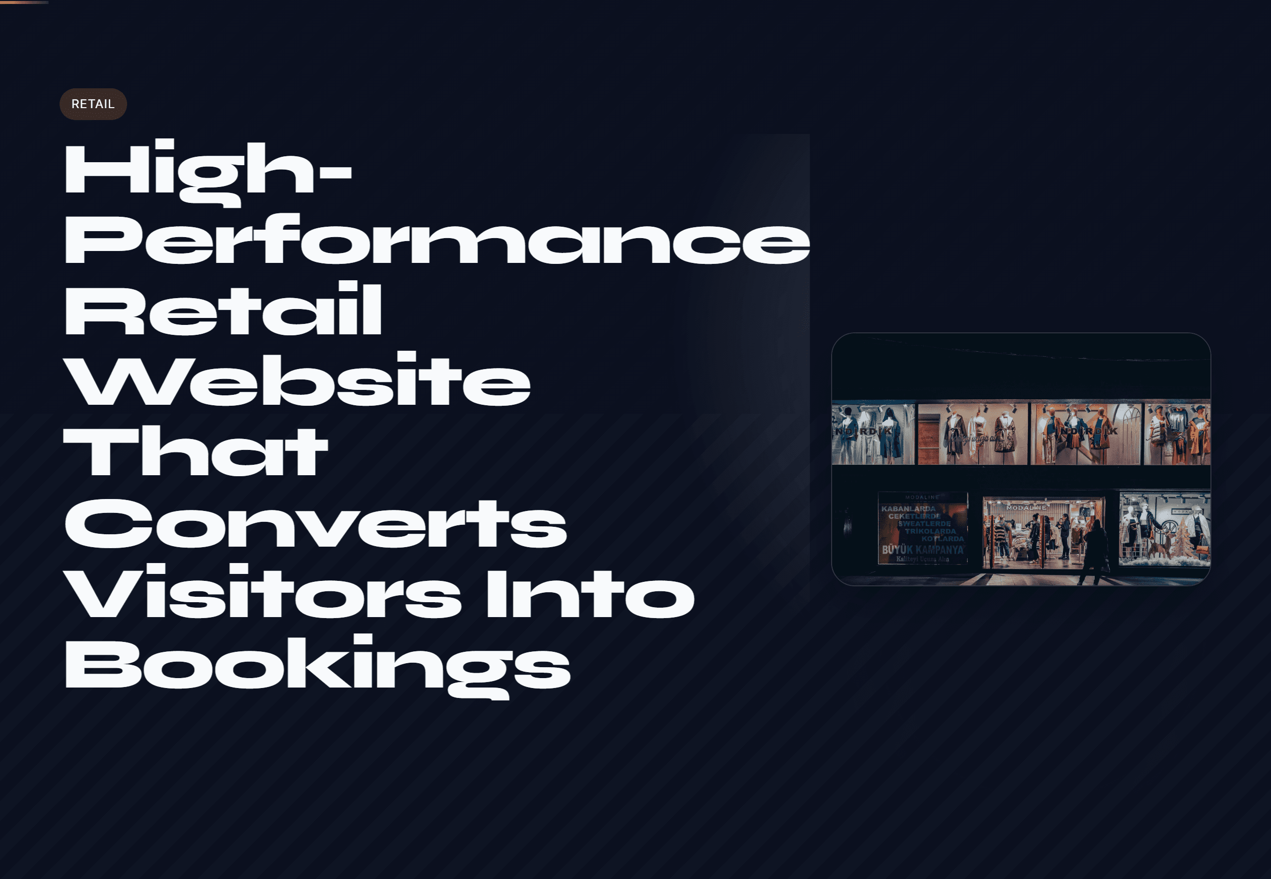 Retail Base Template Concept website showcase