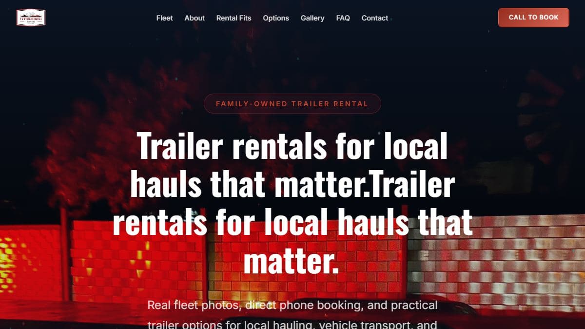 Trailer Rental & Equipment Services
