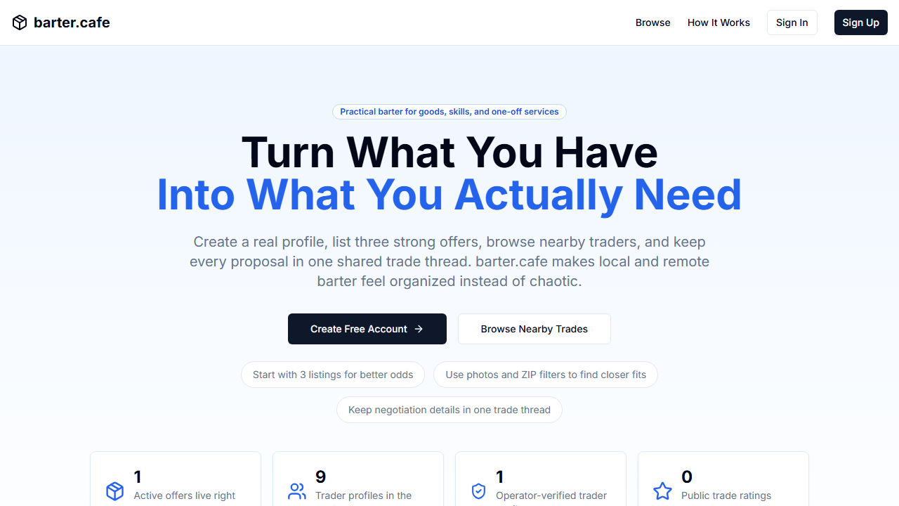 Marketplace industry showcase preview