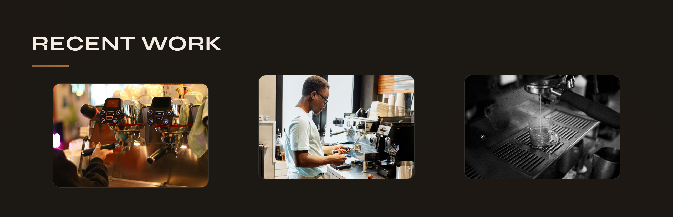 Coffee Shop Template — Industrial Brew preview