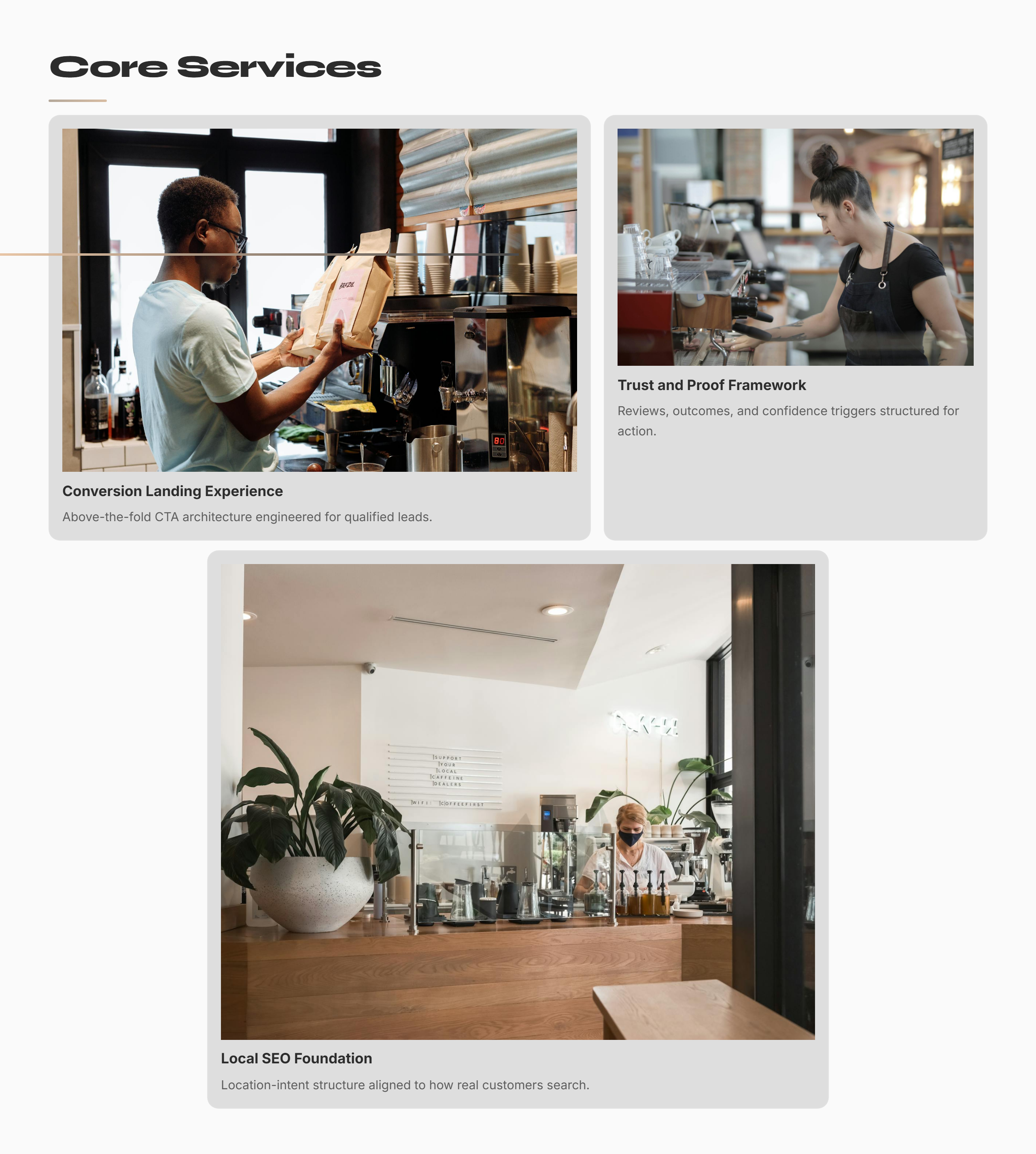 Coffee Shop Template — Modern Minimalist preview