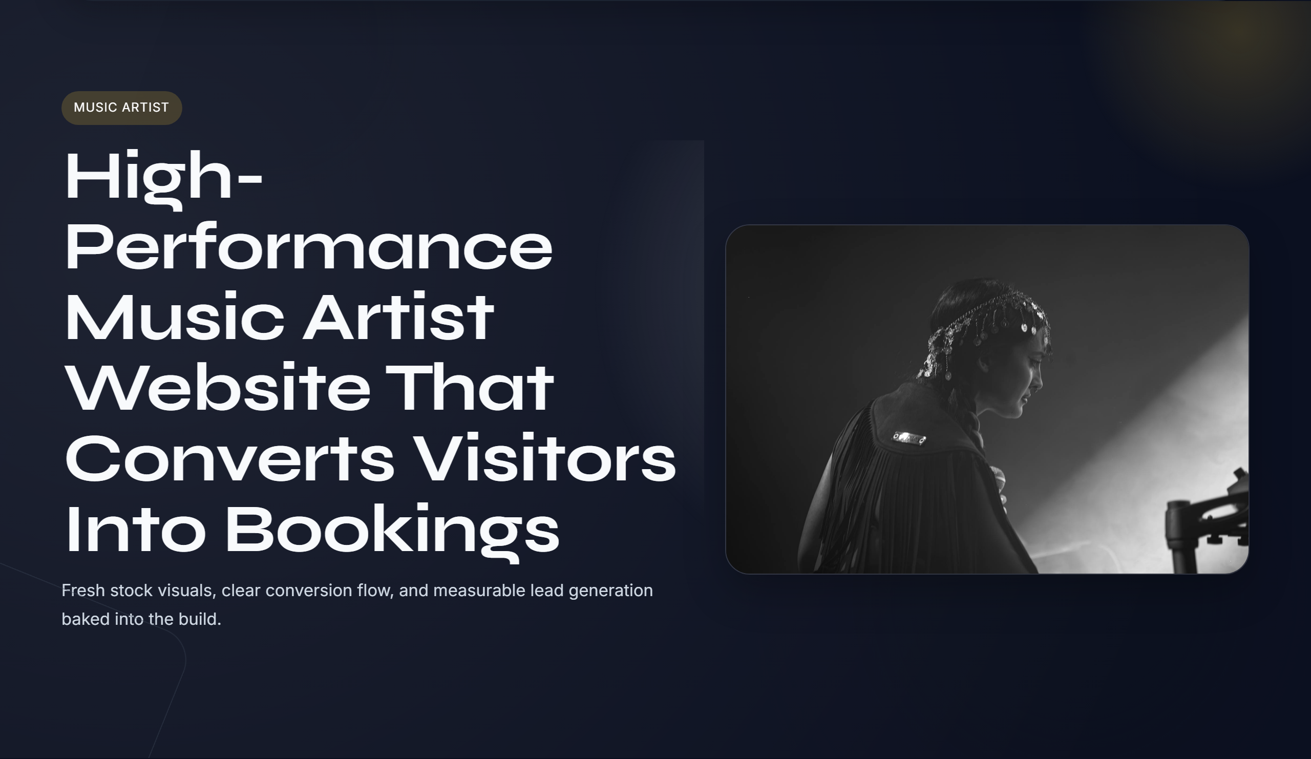 Music Artist Template (Base) preview